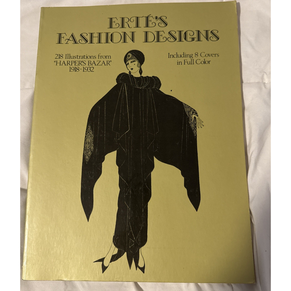 Erté’s Fashion Designs 218 Illustrations Harper’s Bazar 1918-1932